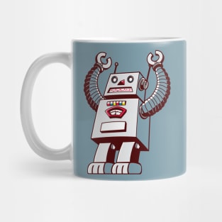 Retro Robot Illustration Mug